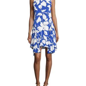 Julia Jordan Printed Sleeveless Godet Dress